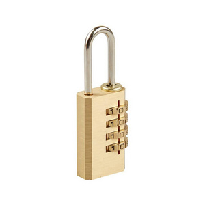 Travelsky custom Popular Style 4 digit Resettable Brass Combination Padlock