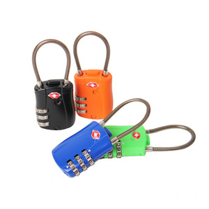 Travelsky Wholesale travel mini 3 digit resettable padlock luggage combination lock tsa luggage lock