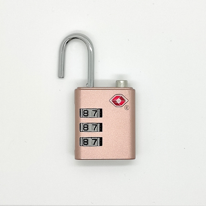 Outdoor Waterproof 3 Digit Combination Padlock For School Gym Locker Zinc Alloy 3-Digit Combination Lock Travel Padlock