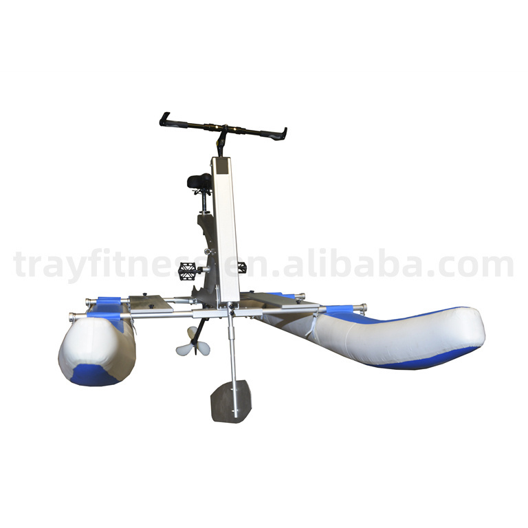 2023 New arrival inflatable floating water bike inflatable cycle water boat pedal boats for sale