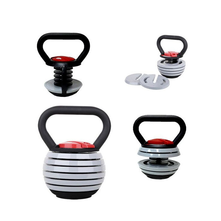 Fitness Weight Lifting 20LB 40LB Cast Iron Adjustable Kettlebell