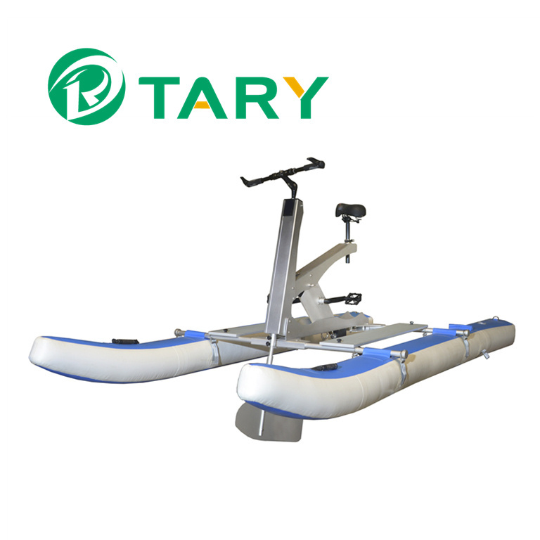 Outdoor Alloy Water Pedal Bicycle, water Play Equipment Floating Sea Water Bicycle Bike