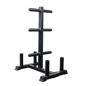 Fitness equipment barbell board tree counterweight board rack tree barbell rack weight plate storage rack