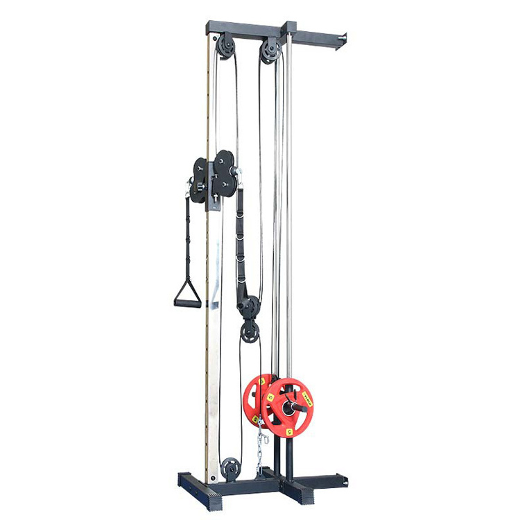 New Home Use Fitness Wall Mount Cable Station With Adjustable Dual Pulley System