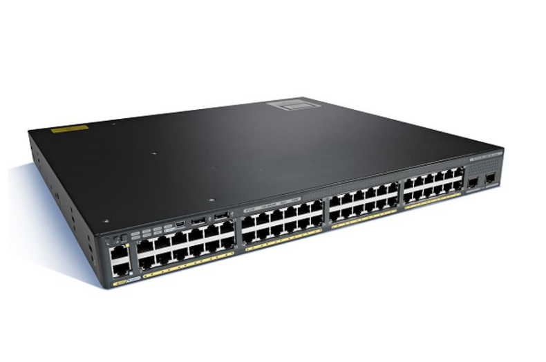 100% New Original WS-C2960X-48TS-L 2960-XR Series 48 Port GigE LAN Lite Switch with SNMP and QoS Functions