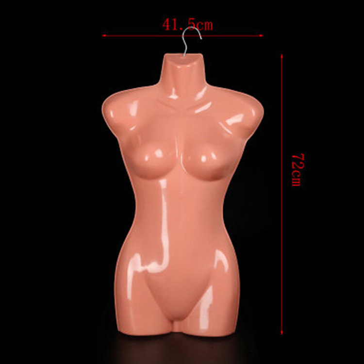 Bikini Swimwear Display Plastic Female Hanging Bra Mannequin With Hook Lingerie Mannequin