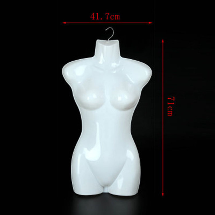 Bikini Swimwear Display Plastic Female Hanging Bra Mannequin With Hook Lingerie Mannequin