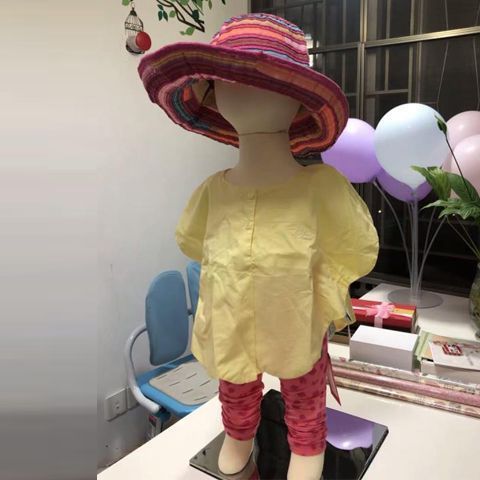 Children's model props full body children's clothing store clothing doll software wearable shoes children's model display rack