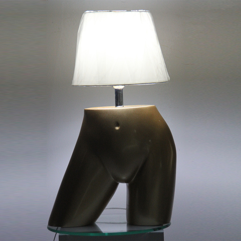 High Quality Fiberglass Female Hip Torso Big Butt Underwear Floor Lamp Mannequin