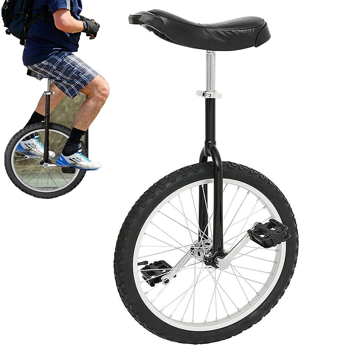 Fun 20 Inch Wheel Unicycle with Alloy Rim for sale Outdoor Sports Self Balancing Unicycle adults bike