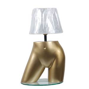 High Quality Fiberglass Female Hip Torso Big Butt Underwear Floor Lamp Mannequin