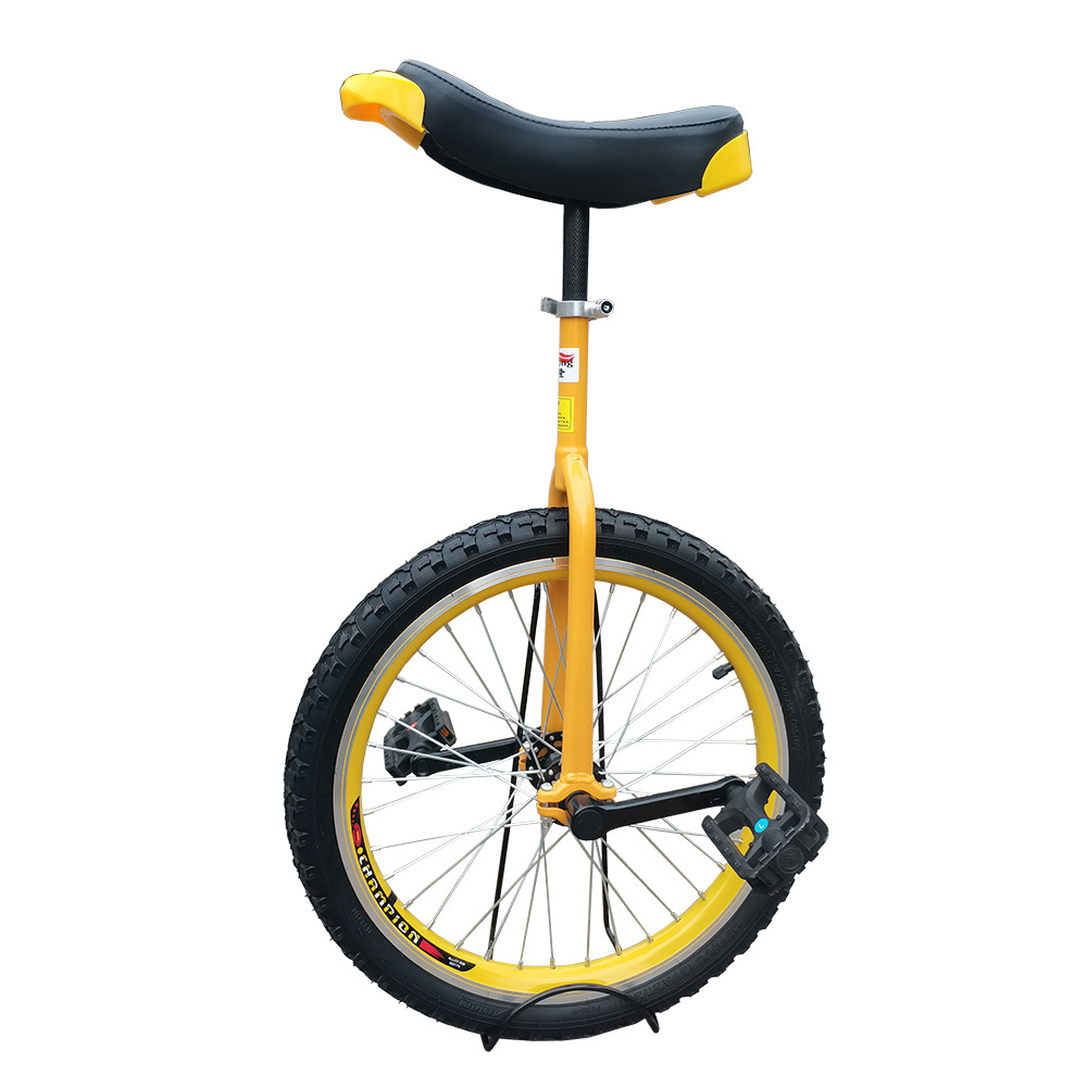 Sports bicycle one wheel unicycle balance bike 20 inch unicycle with Double Wall Alloy Rim unicycle for sale