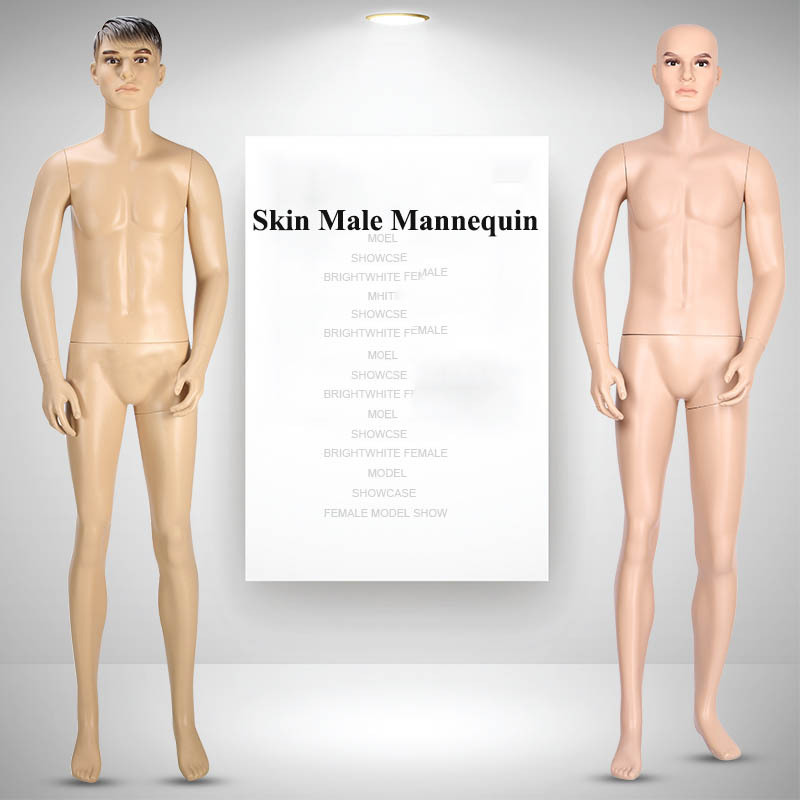 Fashion Window Display Dummy Realistic Skin Mannequin Male Full Body Mannequin Men