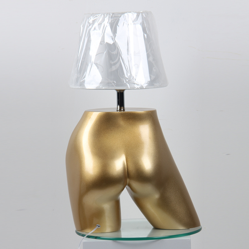 High Quality Fiberglass Female Hip Torso Big Butt Underwear Floor Lamp Mannequin