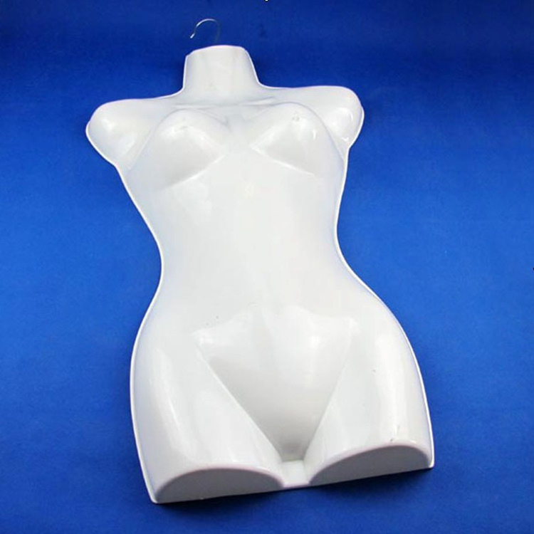 Bikini Swimwear Display Plastic Female Hanging Bra Mannequin With Hook Lingerie Mannequin