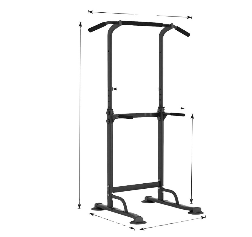 Cheap Price Home Gym   Power Tower Free Standing Dip Bar Station Pull Up Bar Station