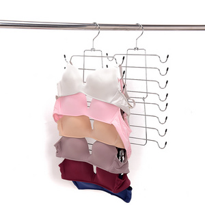 Multifunctional 8 Tiers Bra Hanger Tank Top Metal hanger metal clothes hanger