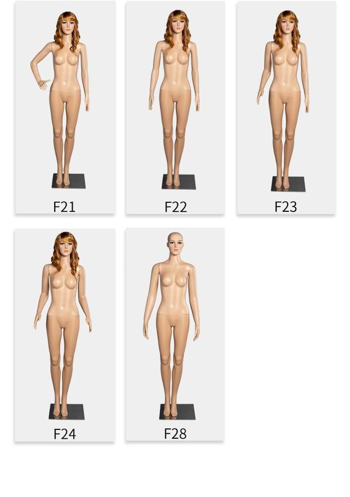 Cheap Full Body Skin Model Plus Size Makeup Mannequin Female Mannequin Plastic