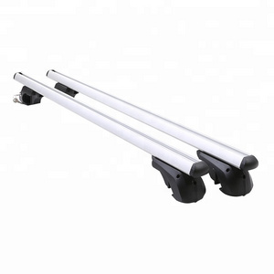 Aluminum car roof cross bars  RB-004-1 hot sell lockable removable roof rack for raised rails roof bars for open rails