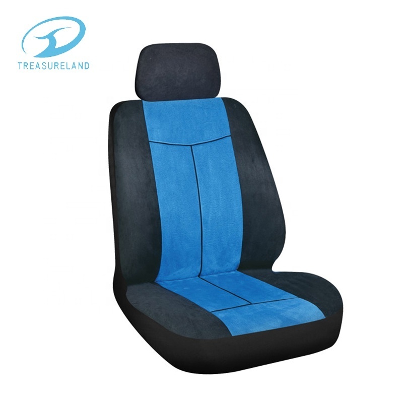 9pcs Full Set Washable Fine Needlework And Smooth Lines Universal Fabric Velour Car Seat Cover