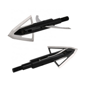 Factory Wholesale 175 Grain Arrow Heads Bowhunting Big Tip Blade Broadhead Metal Arrowheads Broadheads