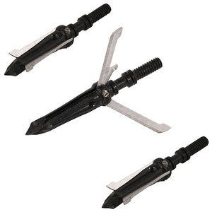 Factory Wholesale Outdoor Hunting Equipment 125 Grain Broadhead 3blade Super Strong Arrowheads Archery Arrow Head