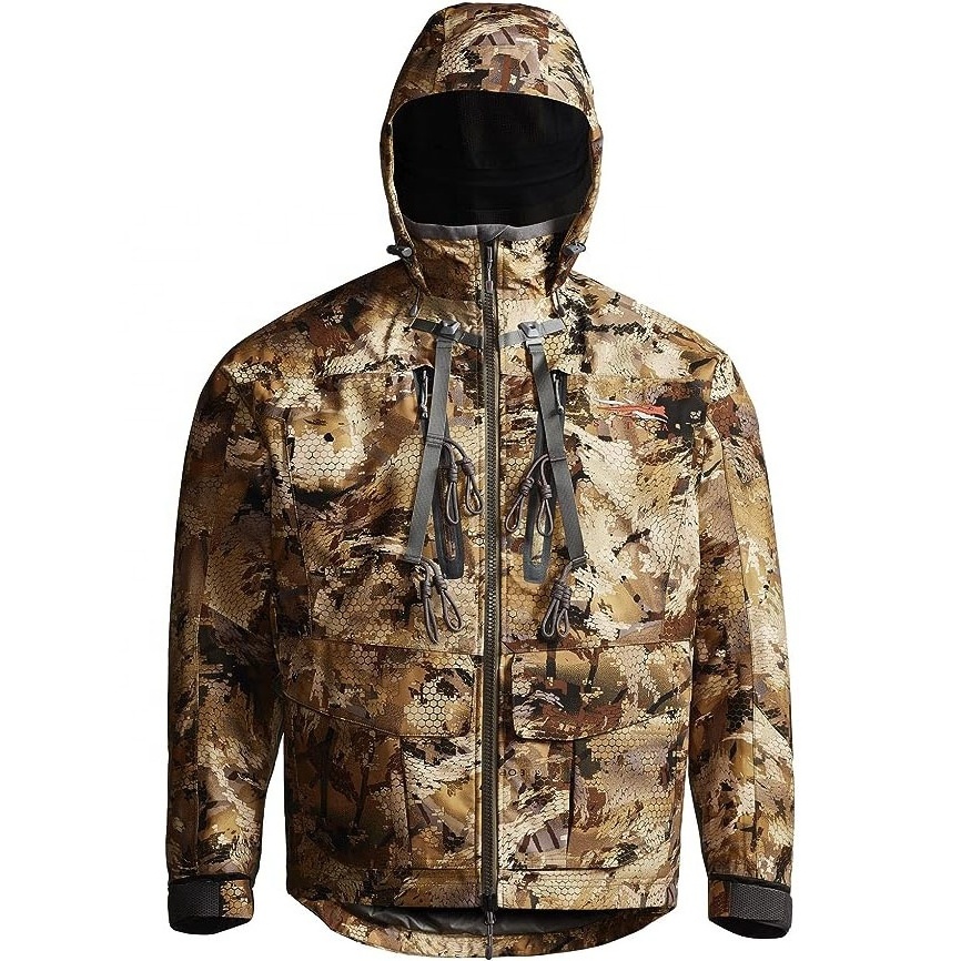 Camouflage Jacket Hunting Winter Custom Logo Heated Coats And Warm Clothing Outdoor Polyester Camouflage Print Jacket