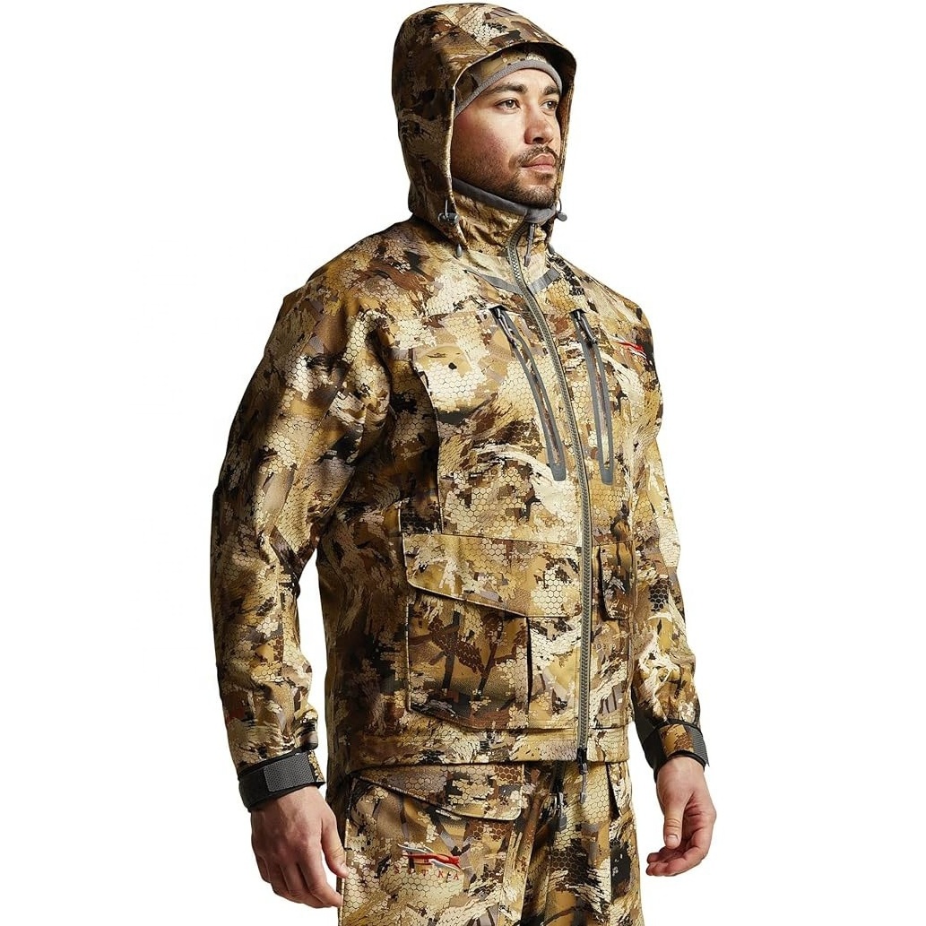 Camouflage Jacket Hunting Winter Custom Logo Heated Coats And Warm Clothing Outdoor Polyester Camouflage Print Jacket