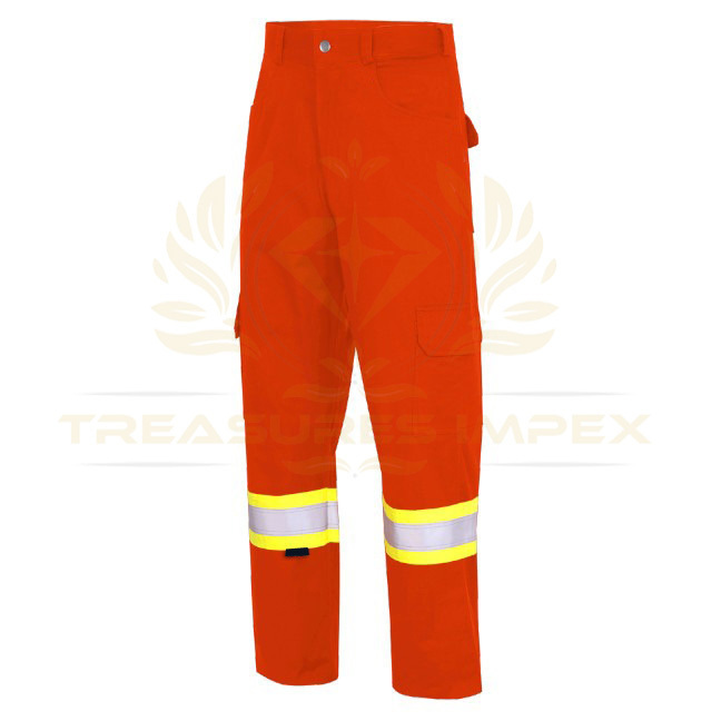 Work Trousers Pant Multi Pocket Cargo Pants For Men Relaxed Fit Twill Safety Heavy Duty Trouser Construction Hi Vis Safety Pants