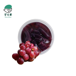 Bubble Tea Topping 4kg Grape Halal Coconut Mini Fruit Jelly