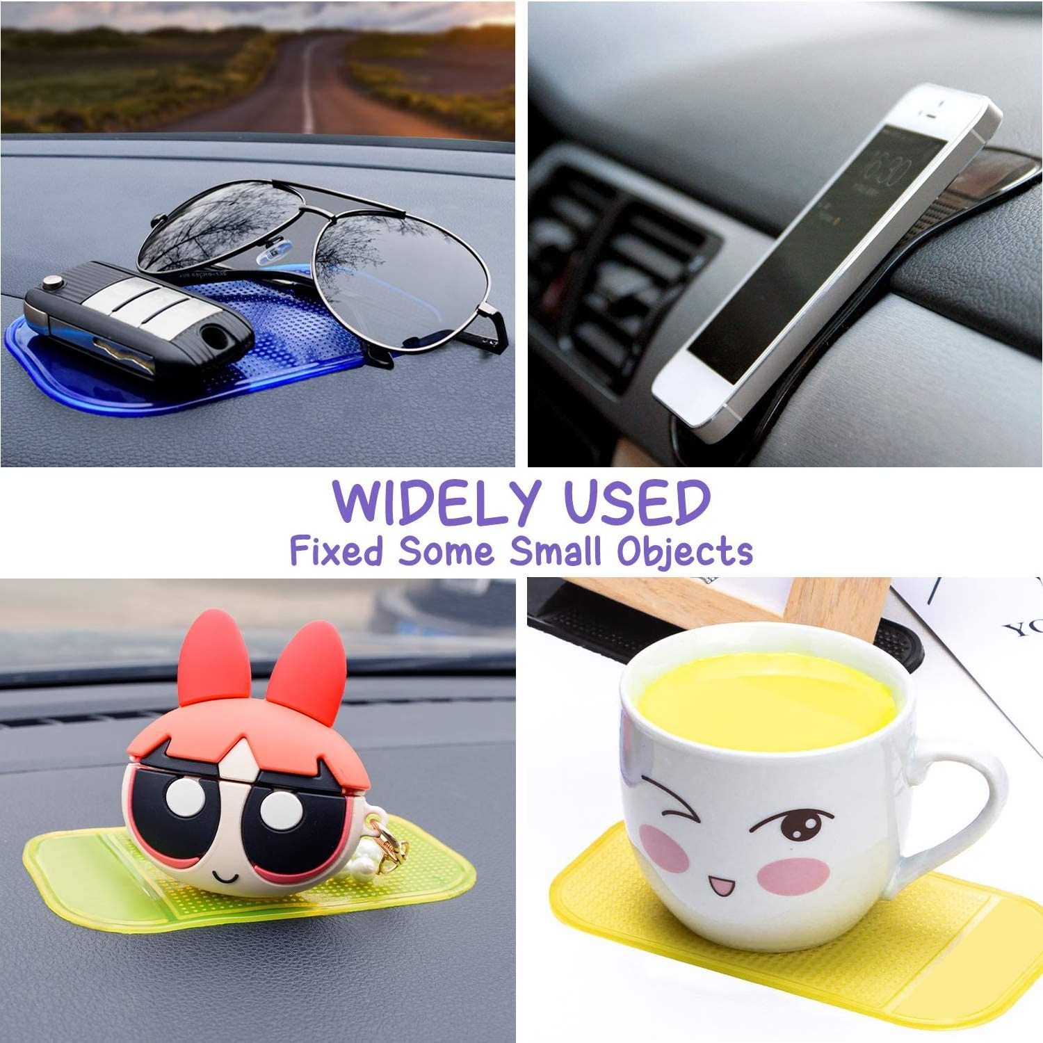 Car Non-slip Dashboard Mat Adhesive Mat Anti Slip Pads For Mobile Phone