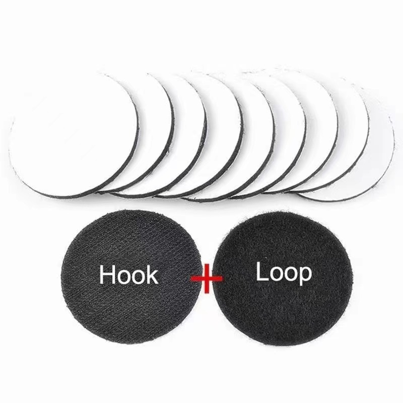 super sticky recyclable  hook and loop tape customized double-sided nylon strips for holding