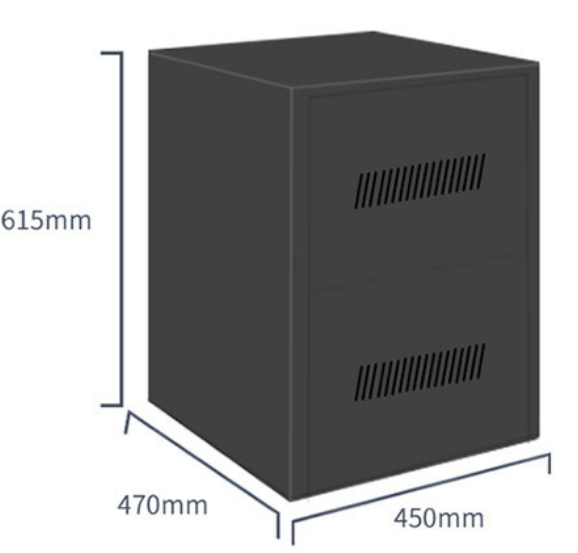 Wholesale price Outdoor UPS Power Supply Battery Cabinet Lead acid battery box with wheel