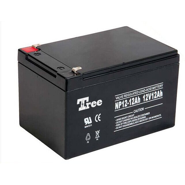 TREE sla battery 12V 12AH storage battery elevator emergency battery