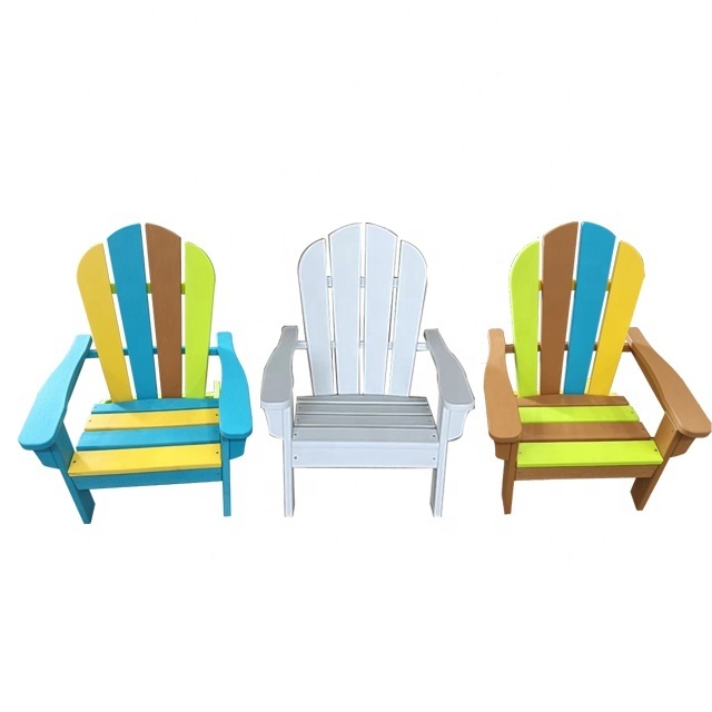 Treeents Kids Adirondack Chairs All-Weather Resistant, Outdoor Indoor Furniture Patio Lawn Small Lounge Chairs for Garden,