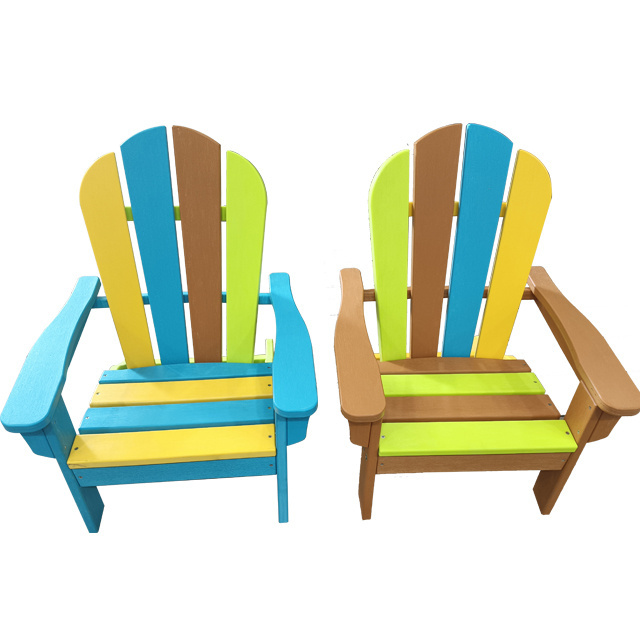 Treeents Kids Adirondack Chairs All-Weather Resistant, Outdoor Indoor Furniture Patio Lawn Small Lounge Chairs for Garden,