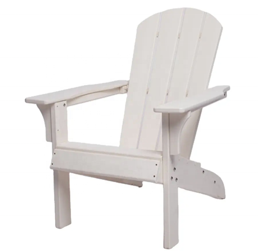 Hdpe Plastic Adirondack Chair Weather Resistant Widely Used in Outdoor Fire Pit Deck Garden Campfire Treeents