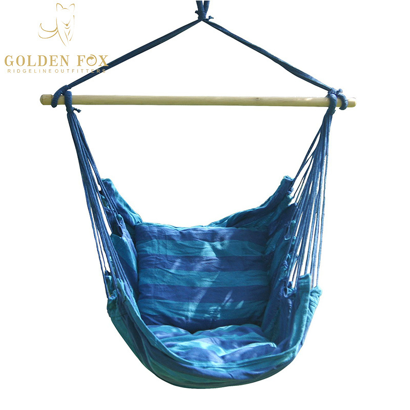 Golden Fox Outdoor furniture Porch Hanging Hammock swing chair, outdoor patio hammock chair