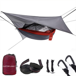 Hamaca Portatiles Hamaca Con Toldillo Ultralight Mosquito Net Hammock Tent Camping Sun Shelter Tarp Waterproof Tent Hammock