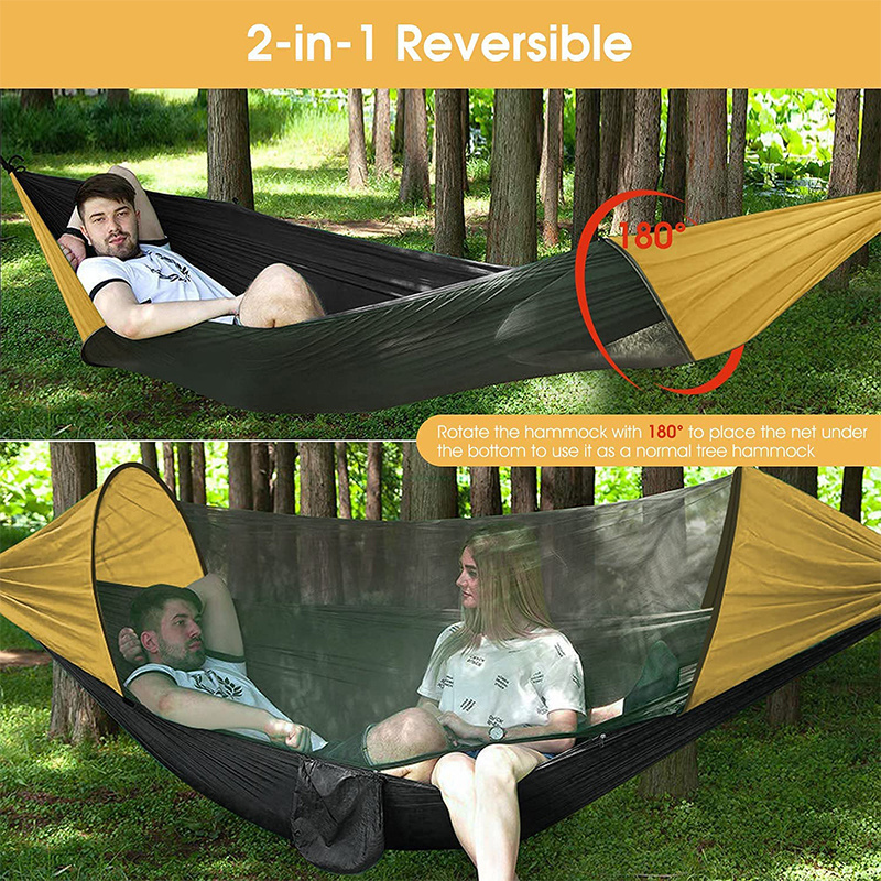 hammock with mosquito net and rain fly Lightweight Outdoor Hiking Camping Hammock camping hammock mosquito net