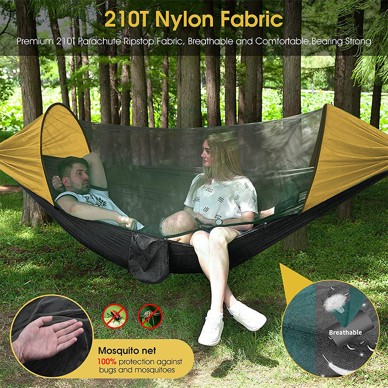 hammock with mosquito net and rain fly Lightweight Outdoor Hiking Camping Hammock camping hammock mosquito net