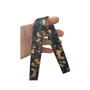 outdoor safety durable hammock and tree swing hanging straps with camouflage color  hammock tree straps