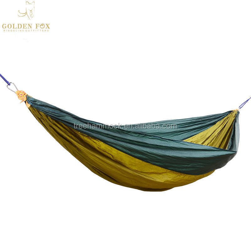 Camping Parachute Double travel Hammock Light Ripstop Nylon portable camping hammock with Tree Straps