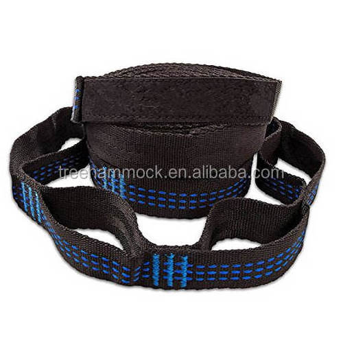 Adjustable Daisy Chains Black Nylon Hammock Webbing Straps