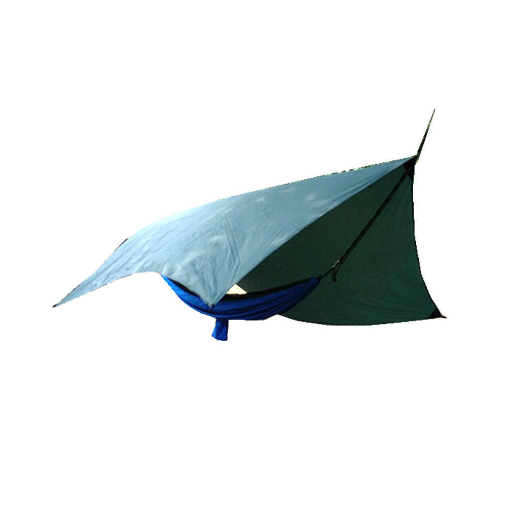 Picnic hiking outdoor strong ropes windproof lightweight folding rainfly shelter hammock tarp canopy