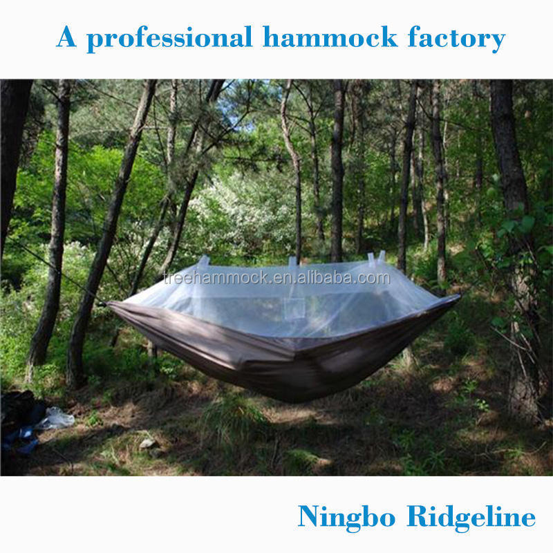 Mosquito traveling Camping Outdoor family Lightweight polyester Ripstop hammock tent with bug net