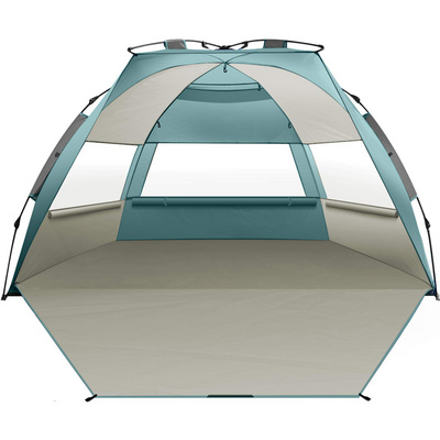 Portable camping outdoor beach shade tent canopy  large 4 season sun shelter Automatic Pop-up pop up bubble tent