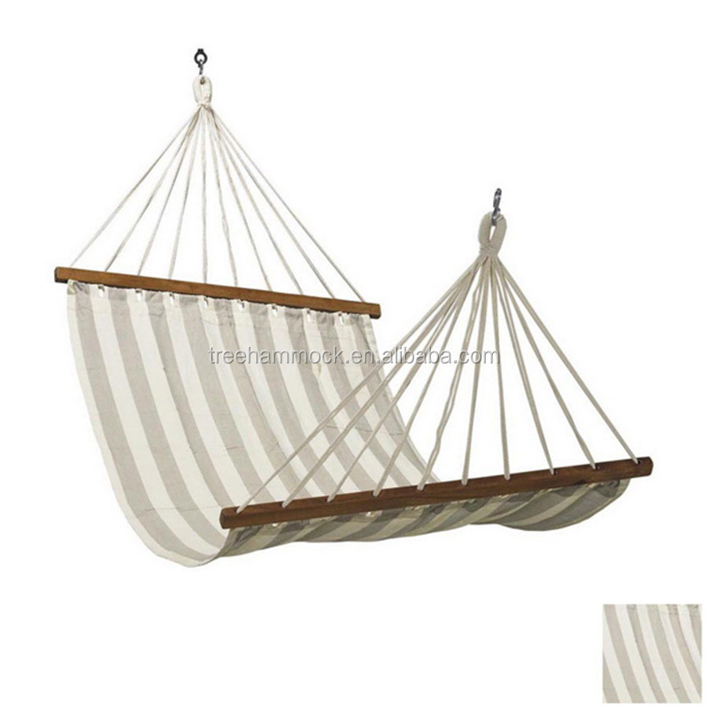 Double Person Cotton Fabric Canvas Travel Hammocks 450lbs Ultralight Camping Portable hammocks with frame