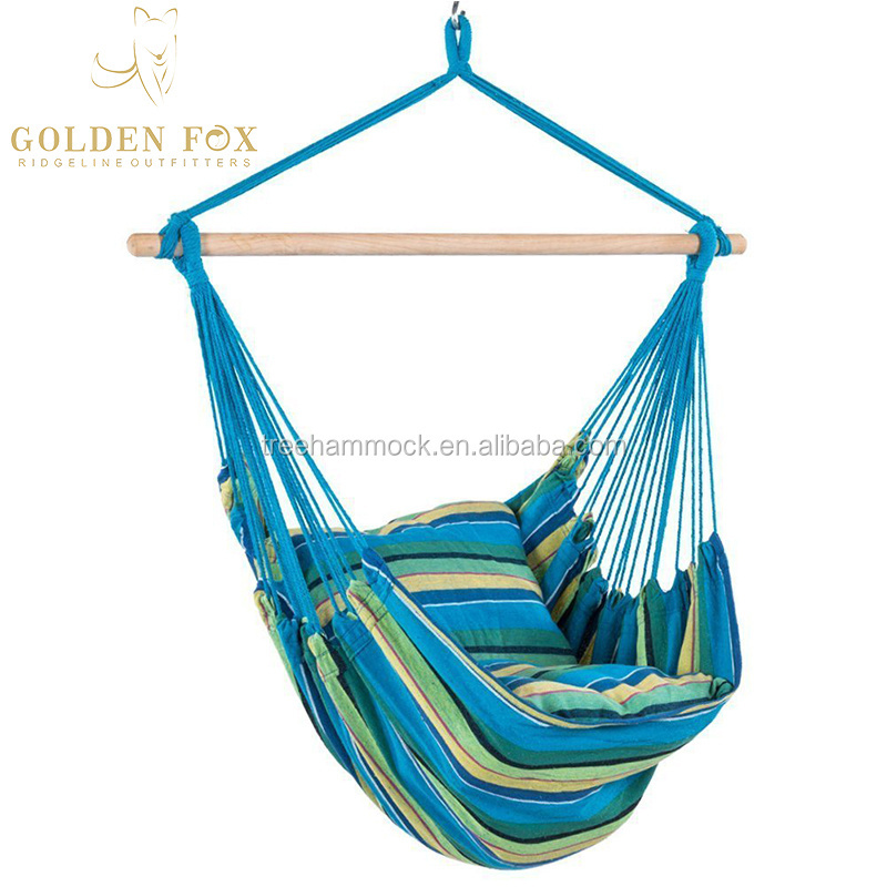 Hammock Chair Hanging Swing Rope Porch Patio Lounger Cotton Outdoor patio swing