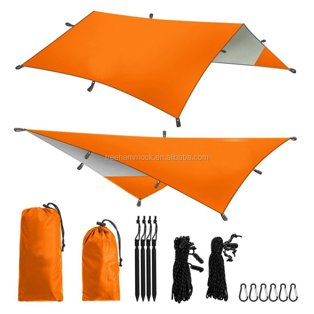 High-quality waterproof 3-4 person Sun Shelters Rain Fly hammock camping party picnic tarp cover